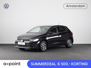 Volkswagen Polo 1.0 TSI Life Edition 95 pk Automaat (DSG) | Verlengde garantie | Navigatie | Parkeersensoren achter | Achteruitrijcamera | Adaptieve cruise control | LED koplampen |