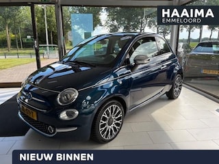 Fiat 500 TwinAir Turbo Collezione Automaat | Navigatie | Chrome afwerking | LM Velgen | Airco | Pano-dak | Weinig km |
