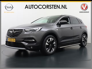 Opel Grandland X T131PK AUT-8 Navi Apple Carplay Android ExecutivePlus-pakket Ecc Elek.Achterklep AGR-Stoelen Stuur/Stoelverwarming Cruise Control Pdc Keyless Led Business Executive Regen/Lichtsensor Dodehoeksensor Rijstrooksensor Verkeersbordlezer DAB+ Stoelenpakket Lmv 18" 1.2 Turbo 1e Eigenaar €39.700 nieuw Origineel Nederlandse auto EURO6