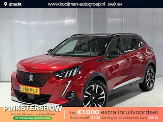 Peugeot 2008 EV GT 50 kWh fantastische GT uitvoering, heel veel opties | Alcantara bekleding | Cruise Control | Parkeersensoren | Apple Carplay/Android Auto | Keyless | Achteruitrijcamera | Full map navigatie | Dodehoek detectie |