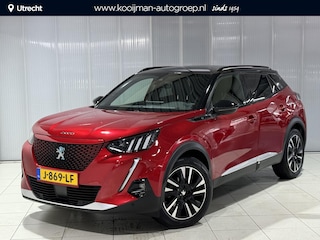 Peugeot 2008 EV GT 50 kWh fantastische GT uitvoering, heel veel opties | Alcantara bekleding | Cruise Control | Parkeersensoren | Apple Carplay/Android Auto | Keyless | Achteruitrijcamera | Full map navigatie | Dodehoek detectie |