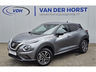 Nissan Juke 1.0-114 pk DIG-T N-Connecta -NIEUWSTE MODEL- Maar liefst ruim €. 12.000,- VOORDEEL: van €. 37.250,- voor €. 24.895,- ! Slechts 2.800km ! Navigatie, Climate cntrl, Cruise Cntrl, Lane Assist. Metallic lak, LM wielen, Stoel-, stuur- en voorraamverw., Keyless