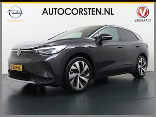 Volkswagen ID.4 MAX 77kWh 204PK Trekhaak Warmtepomp Adap.Cruise Apple Carplay/Android Auto Navi Ecc Pdc Head-Up Display DAB Keyless Matrix Led Koplampen Lmv 20" Wifi Stoelverwarming Rijstrooksensor Geluidsisolerend glas Connected services Draadloze telefoonlader Verkeersbord detectie 3 fase laden (11kw thuis) Origineel Nederlandse Auto €48.913,- Nieuwprijs