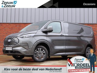 Ford Transit Custom 320 L2H1 Limited 65 kWh 218 Kw | Ledverlichting | El. Trekhaak | Camera | 17" Lichtmetaal | Adaptive cruisecontrol | Nieuw op voorraad! |