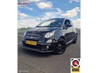 Fiat 500 0.9 TwinAir Turbo 500S - LEDER - 80PK - PARKEERSENSOREN - AIRCO - ELEKTRISCHE RAMEN EN SPIEGELS - BLEUTOOTH