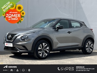 Nissan Juke 1.0 DIG-T Acenta Handgeschakeld / Nissan Connect Navigatie / Stoelverwarming voor / Achteruitrijcamera / Climate control / Lichtmetalen wielen 17“ / Climate control / Elektrische ramen voor en achter /