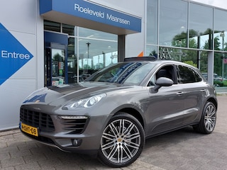 Porsche Macan 3.0 S 340PK | 1ste Eigenaar | Navi | Clima | Adap. Cruise | Leder+Verwarmd+Geventileerd+Elek.Verstel | Luchtvering | Panorama Schuifdak | Pdc V+A+Assist+Camera | Privacy Glass | 21''lm
