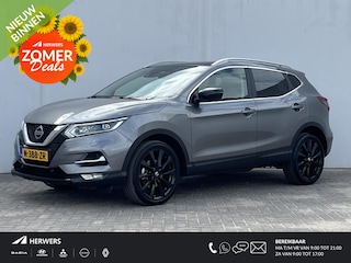Nissan Qashqai 1.3 DIG-T Premium Black Edition Automaat / Trekhaak (Trekgewicht 1.500kg) / Panoramadak / Verwarmde Voorstoelen / 360° Camera / Apple Carplay & Android Auto / Elektrisch Verstelbare Bestuurdersstoel / Cruise- en Climate Control / Keyless Entry & Start /