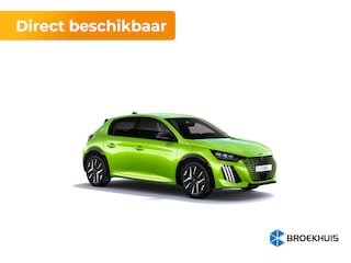 Peugeot 208 GT | 8 jaar fabrieksgarantie of 160.000 kilometer op het accupakket | Adaptieve cruise control met Stop&Go functie | Armsteunen op de voorportieren bekleed met kunstleder met groen sierstiksel (GT-Line)
