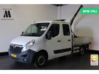 Opel Movano 2.3 CDTI 145PK BiTurbo L2 Openlaadbak - Airco - Navi - Laadkraan - € 19.950,- Excl.