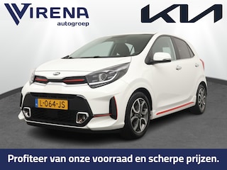 Kia Picanto 1.0 DPi GT-Line - Climate Control - Keyless entry - Cruise control - Achteruitrij camera - Navigatie - Apple Carplay/Android Auto Fabrieksgarantie t/m 07-06-2028