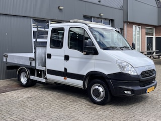 Iveco Daily 35C14G 345 CNG 136pk BTW vrij CNG Aardgas ( natural Gas ) benzine 70 Liter Pick-up Open laadbak Airco Trekhaak 3500kg 6-Persoons 1e eigenaar Ex gemeente