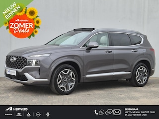 Hyundai Santa Fe 1.6 T-GDI PHEV Plug-in Premium Plus Sky Automaat / HUD / Glazen schuif- en kanteldak / Stuur-, Stoel en Achterbankverwarming / Rondomzicht camera / Elektrische achterklep / Stoelventilatie / Adaptief CC /