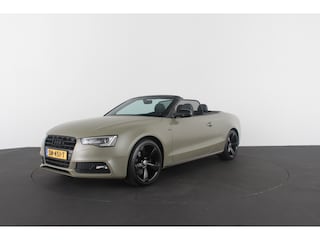 Audi A5 Cabriolet 1.8 TFSI S line > 177pk/Cabrio/Dark Green&black/Sportstoelen verwarmbaar...