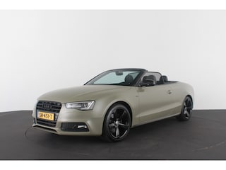 Audi A5 Cabriolet 1.8 TFSI S line > 177pk/Cabrio/Dark Green&black/Sportstoelen verwarmbaar...