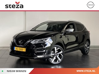 Nissan Qashqai 1.2 Tekna + Voll. leder | Led Koplampen | 360 Camera | Complete auto | Trekhaak afneembaar.