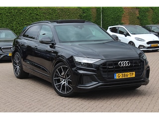 Audi Q8 50 TDI quattro Pro Line S / Trekhaak / Panoramadak / 360Camera / 22'' / Luchtvering / B&O / Softclose / Sfeerverlichting / Dodehoek / Stoelverwarming / DAB / ACC