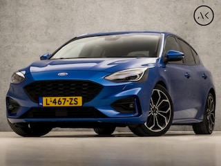Ford Focus 1.5 EcoBoost ST-Line 150Pk Automaat (APPLE CARPLAY, GROOT NAVI, HEAD-UP DISPLAY, STUUR/STOELVERWARMING, LEDER, ADAPTIVE CRUISE, SPORTSTOELEN, CAMERA, ZWART HEMEL, LED, NIEUWE APK, NIEUWSTAAT)