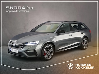Skoda Octavia Combi RS iV Business 1.4 TSI PHEV 245pk DSG Automaat Trekhaak, Adaptive cruise control, Elektrische achterklep, Navigatie, Achteruitrijcamera, LED matrix koplampen