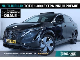 Nissan Ariya Evolve 91 kWh AFN. TREKHAAK / 20 INCH VELGEN / NAPPA LEDER / PARELLAK