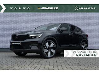 Volvo C40 Single Motor Extended Range 82 kWh Plus | Long Range | Google | Adaptieve Cruise | Pano Dak | Warmtepomp | Stoel-/Stuurverwarming | Zitverlenging | Elek. Achterklep | Keyless | Getint Glas | 20" LM