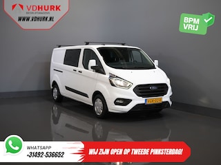 Ford Transit Custom 2.0 TDCI L2 Trend DC Dubbel Cabine BPM VRIJ! Stoelverw./ Carplay/ 2.7t Trekverm./ Navi/ PDC/ Cruise