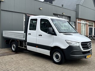Mercedes-Benz Sprinter 314 2.2 CDI DC Openlaadbak Airco Cruise controle Trekhaak 3500kg 6-Persoons Camera Navigatie Apple carplay open laadbak Pick-up Euro 6 P-up bakwagen