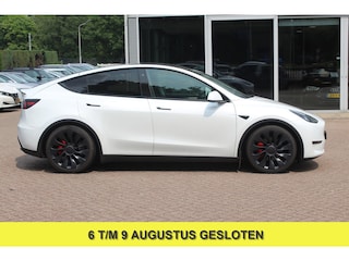 Tesla Model Y Long Range AWD 75 kWh / Autopilot / Panoramadak / Camera / 21'' / Keyless / Leder / Dodehoek / Navigatie / Stoelverwarming