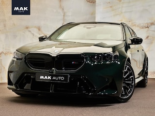 BMW 5-serie Touring V8 M Hybrid, Sonderlackierung, pano, B&W, 21'', stl.ventilatie, tr.haak, memory, leder, privacy
