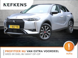 DS 3 Performance Line+ 54kWh | 1ste eigenaar | AppleCarPlay/AndroidAuto | 3 FASE | Head-Up Display | Navigatie | Parkeersensoren | Cruise Control | Climate Control | Isofix |