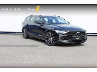 Volvo V60 T6 350PK Automaat Plug-in hybrid AWD Plus Dark Long Range / Google infotainment / Cruise Control / Lederen bekleding / Keyless entry / Elektrisch bedienbare voorstoelen met geheugen / Verwarmbare voorstoelen