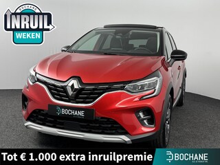 Renault Captur 1.0 TCe 90 techno | Glazen schuif-kantel dak | Bose Audio | Navigatie groot | Cruise adaptief | Stoel & stuur verwarming | Voorruit verwarming |