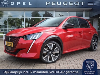 Peugeot 208 GT Pack EV 50kWh 136pk, Rijklaarprijs, Navigatie Black diamond dak Alcantara leder Stoelverwarming Adaptieve cruise control