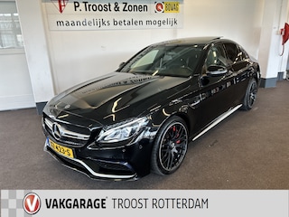 Mercedes-Benz C63 S 510PK | Panoramadak | Dealer onderhouden | Burmester | Lederen/Alcantara bekleding | 19''INCH | Fabrieks-af kleppensysteem | Adaptief onderstel | Cruise control | Climate control | Stoelverwarming | Navigatie | Full LED