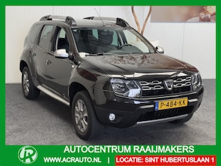 Dacia Duster 1.2 TCe 4x2 LAURETE VOL LEDER TREKHAAK NAVIGATIE LEDER STOELVERWARMING AIRCO CRUISE CONTROL BLUETOOTH TELEFOON MEDIA VOORBEREIDING MISTLAMPEN VOOR TREKHAAK ZEER MOOI !! Brgl