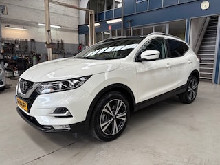 Nissan Qashqai 1.3 DIG-T 140pk N-Connecta | Pearl white | Apple carplay | Navigatie | Panoramadak | 360* Camera | Cruise control | Pdc V+A | NAP | Rijklaar prijs!