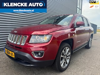 Jeep Compass 2.4 Limited 4WD Automaat *59.057KM* Leer Trekhaak Stoelverwarming 170PK Camera NW APK