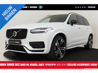 Volvo XC90 T8 RECHARGE AWD R-DESIGN *FULL OPTIONS!* *LONG RANGE!* -PANO.DAK|LUCHTVERING|BOWERS&WILKINS|ADAP.LED|360°CAM|HEAD-UP DISP.|GEVENT.LEDER+MASSAGE|22"