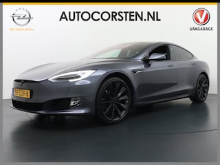 Tesla Model S 100D Performance pakket Leder Panoramadak Navi Ecc Led Adaptief Adap.Cruise Autopilot Luchtvering Premium Audio Carbon int. Lmv 21" Elek.Achterklep Wifi Verkeersbord detectie Dodehoek detector Keyless