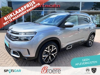 Citroën C5 Aircross 1.6 turbo 180pk S&S EAT8 Shine | trekhaak, 19'' velgen, parkeersensoren + -camera, cruise- en climate control, keyless, DAB-tuner, Apple+Android