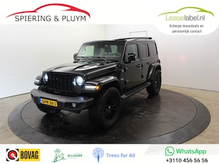Jeep Wrangler Unlimited 4xe 380 80th Anv. Overland Black on Black | Asanti velgen 20" | Dealeronderhouden