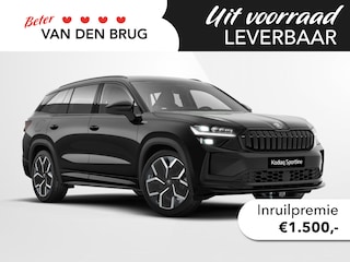Skoda Kodiaq 1.5 TSI PHEV Sportline Business | CANTON audio | Wegklapbare trekhaak | Head-up display | Elek. verst. voorstoelen | LED Matrix | Dodehoeksensoren | Verw. achterbank | Private Lease €932,-