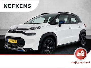 Citroën C3 Aircross SUV Shine 130 pk Automaat | Navigatie | Achteruitrijcamera | Parkeersensoren Achter | Verwarmde Comfortstoelen | LED Koplampen | Keyless Entry/Start | Lederen Stuurwiel | Climate Control | Cruise Control | 17" Lichtmetalen Velgen | Apple Carplay/Android Auto |