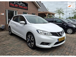 Nissan Pulsar 1.2 DIG-T Tekna. zeer luxe! Leder, trekhaak, stoelverwarming, 360 camera, navi, dealer onderhouden, etc!