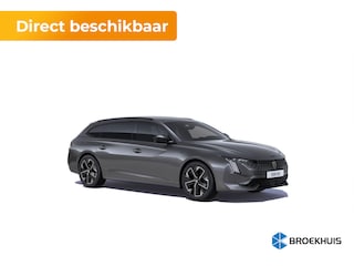 Peugeot 508 GT HYbrid | Active Safety Brake met camera en radar (automatisch noodremsysteem) met Distance Alert (waarschuwing dreigende aanrijding) | Adaptieve cruise control met Stop&Go functie | Alcantara/kunstleder zwart ASPHALT met lichtgrijs stiksel