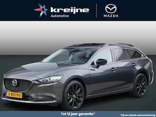 Mazda 6 Sportbreak 2.5 SkyActiv-G 194 Homura | AUTOMAAT | Rood Lederen Bekleding | Sunroof | Afneembare trekhaak| RIJKLAARPRIJS!