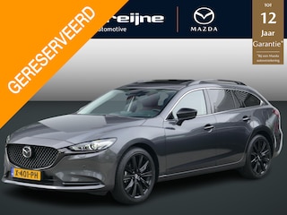 Mazda 6 Sportbreak 2.5 SkyActiv-G 194 Homura | AUTOMAAT | Rood Lederen Bekleding | Sunroof | Afneembare trekhaak| RIJKLAARPRIJS!