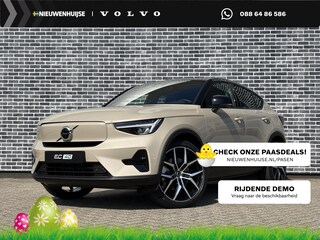 Volvo EC40 Single Motor Extended Range Plus | Google | Longe Range | Pano Dak | Keyless | Harman Kardon Audio | Elektrische Achterklep | Camera | Stoel-/Stuurverwarming | Adaptieve Cruise | Getint Glas | Luxe Bekleding | Zitverlenging | 21" Polestar LM