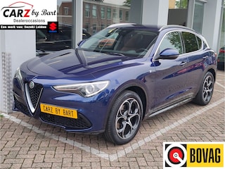 Alfa Romeo Stelvio 2.0 T AWD Ti AUTOMAAT Bruin leder | Trekhaak wegklapbaar | Stoelverwarming