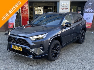 Toyota RAV4 2.5 Hybrid BI-TONE STOEL/STUURVERW 360°CAMERA JBL-AUDIO BLIND SPOT 19'' LM-VELGEN EL-ACHTERKLEP NAVI APPLE/ANDROID CLIMA